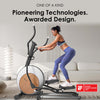 mobifitness Elliptical Machine Smart Cardio Elliptical Trainers for Home - integrated structure